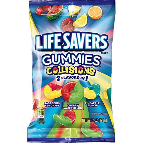 Lifesavers Gummies Collisions 2 flavours in 1 198g