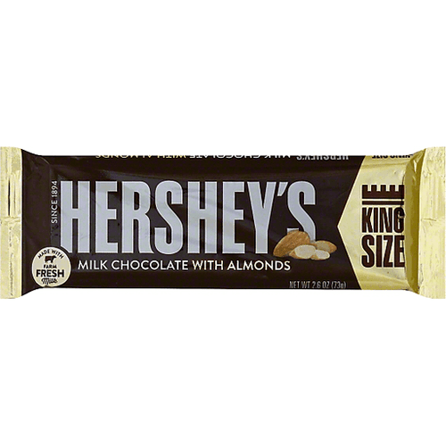 Hershey Milk Chocolate with Almonds King Size 73g