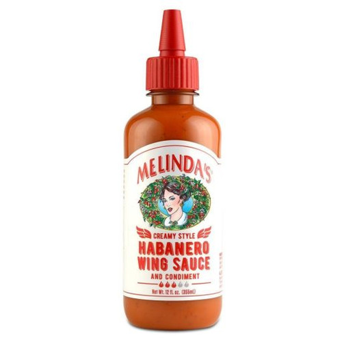 Melindas Creamy Habanero Wing Hot Sauce 355ml