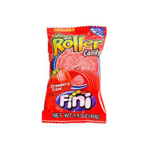 Fini Roller Strawberry Extra Sour Candy Belt 20g 