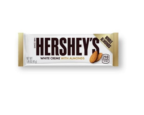 Hershey White Chocolate Almond Bar 41g