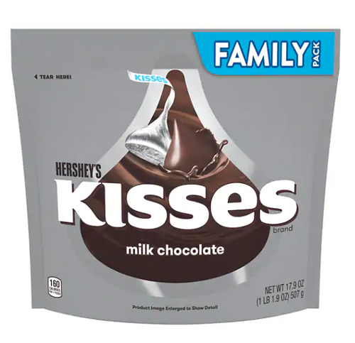 Hershey Kisses Milk Chocolate Family Pack 507g