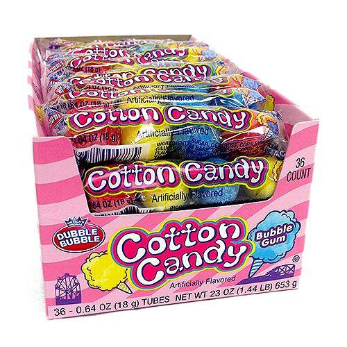 Dubble Bubble Gum Cotton Candy 4pk 18g