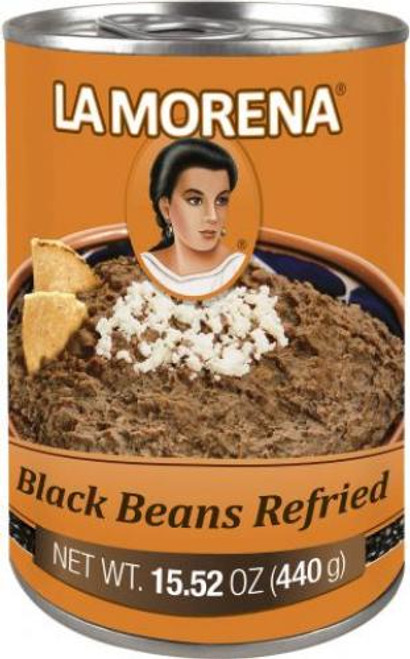 La Morena Refried Black Beans