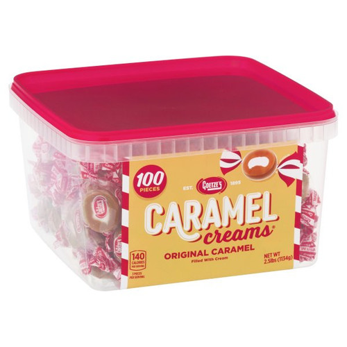 Goetzes Caramel Creams 100pc Tub 1.134kg