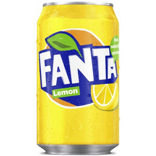 Fanta Lemon Soda - 330ml - UK