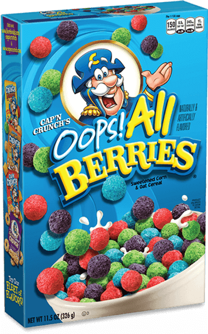 Captain Crunch Oops All Berries Cereal 326g