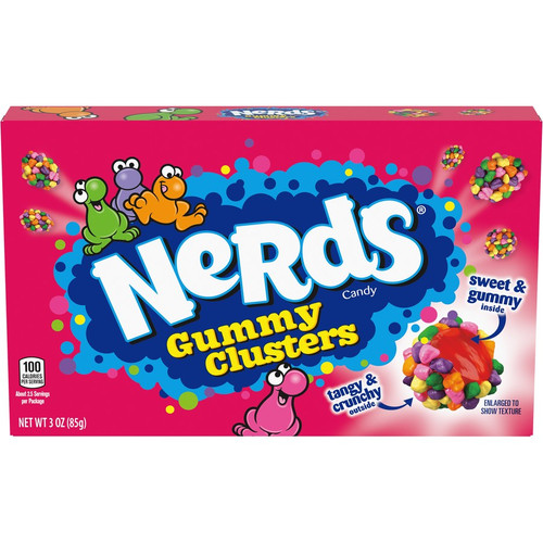 Nerds Gummy Clusters Candy Theatre Box 85g