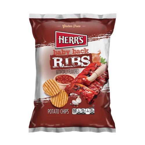 Herrs Baby Back Ribs Chips 170g