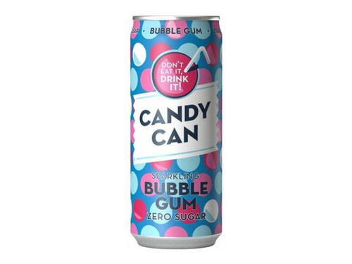 Candy Can Sparkling Drink Zero Sugar - Bubble Gum