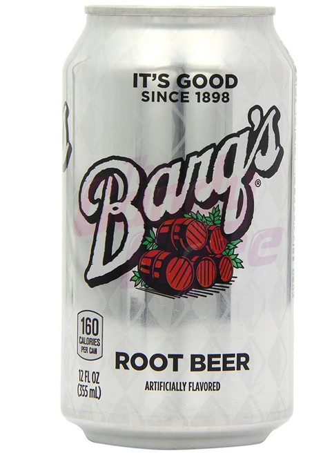 Barq's Root Beer Soda Can - 355ml
