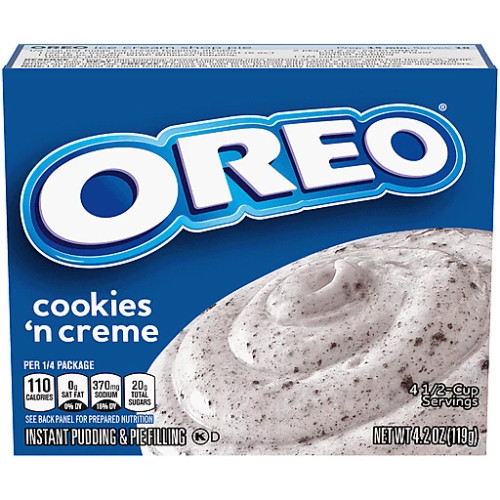 Oreo Cookies n Creme Instant Jell-o Pudding 119g