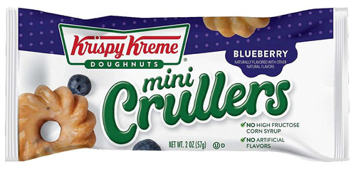 Krispy Kreme Doughnuts Mini Crullers Blueberry 57g 2pk