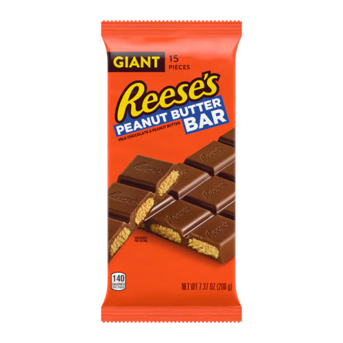 Reeses Chocolate Block filled with Peanut Butter - Giant 208g