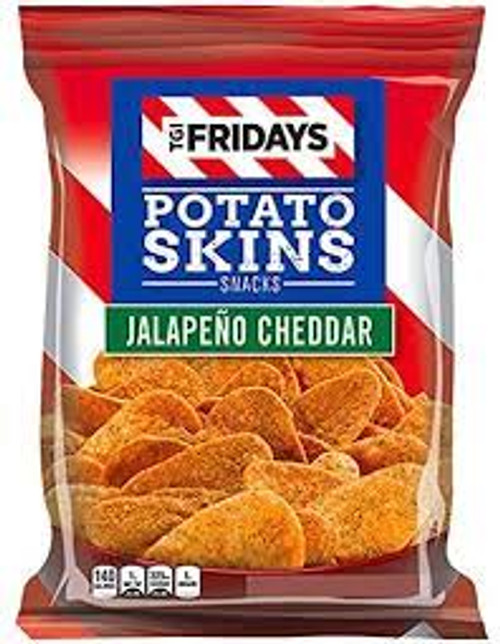 TGI FRIDAYS Potato Skins Crisps 113g - Jalapeno Cheddar