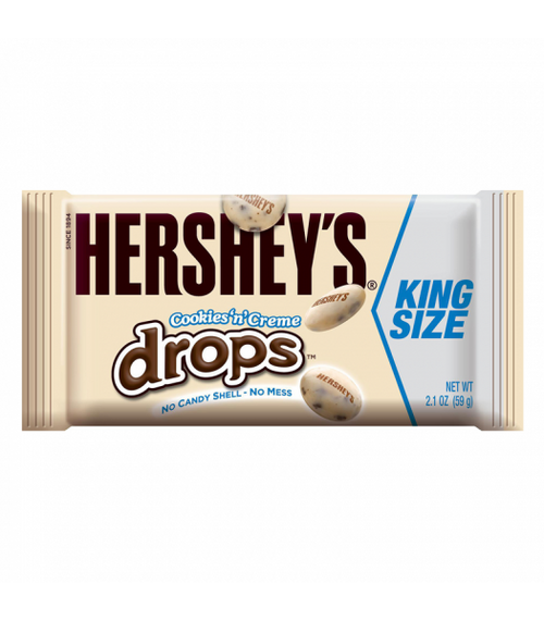 Hersheys Cookies n Creme drops KING SIZE 59g