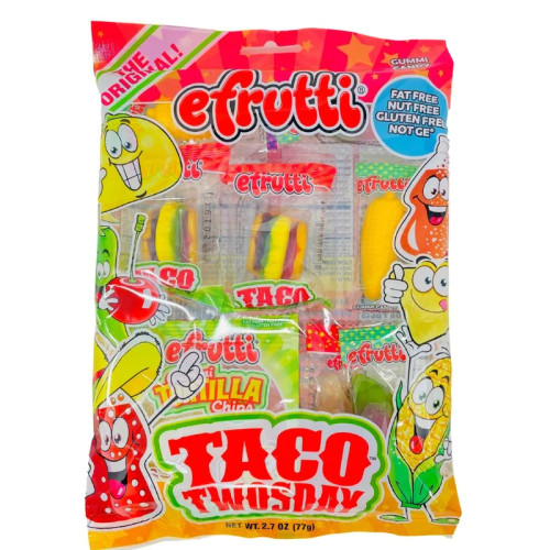 Efrutti Gummi Taco Twosday Bag 77g