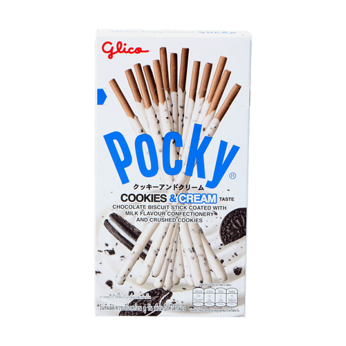 Pocky Cookies & Cream Biscuit Sticks 40g