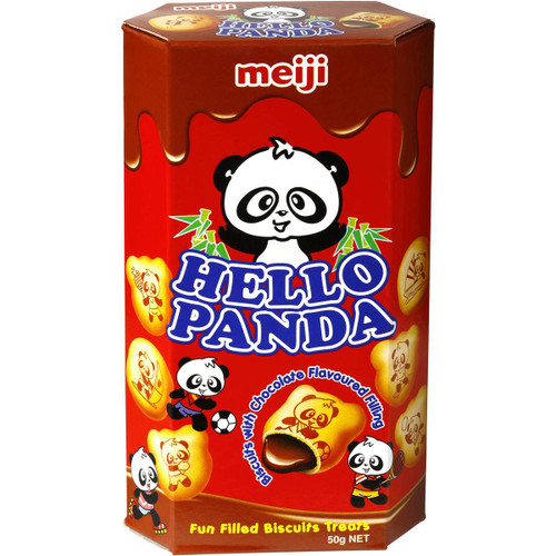Meiji Hello Panda Biscuits w/ Chocolate Filling 42g