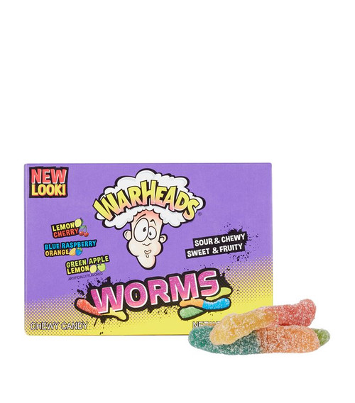 Warhead Worms Sour Candy 113g Box