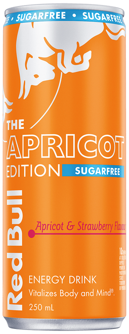 Red Bull Apricot Edition Sugarfree 250ml