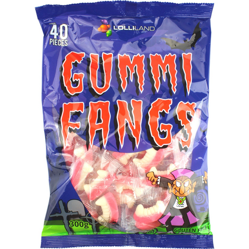 Gummi Fangs Individually wrapped 300g Bulk Pack