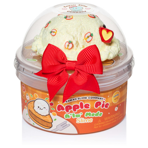 Kawaii Apple Pie A'La Mode Cube Slime 6oz