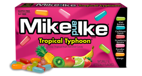 Mike and Ike Tropical Typhoon Fruit Candies 120g