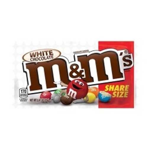 White Chocolate M&Ms 70g Share Size - USA