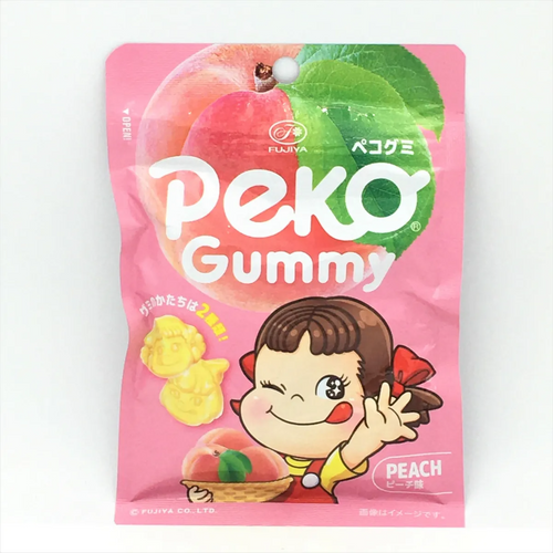 Fujiya Peko Gummy Peach 50g - Japan