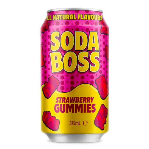 Soda Boss - Strawberry Gummies 375ml