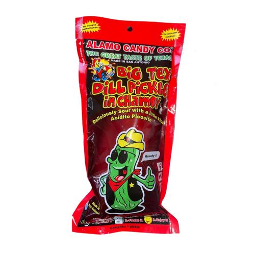 Alamo Candy Big Tex Dill Pickle In Chamoy - The Original and Best