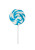 Blue White Swirl Pop 85g