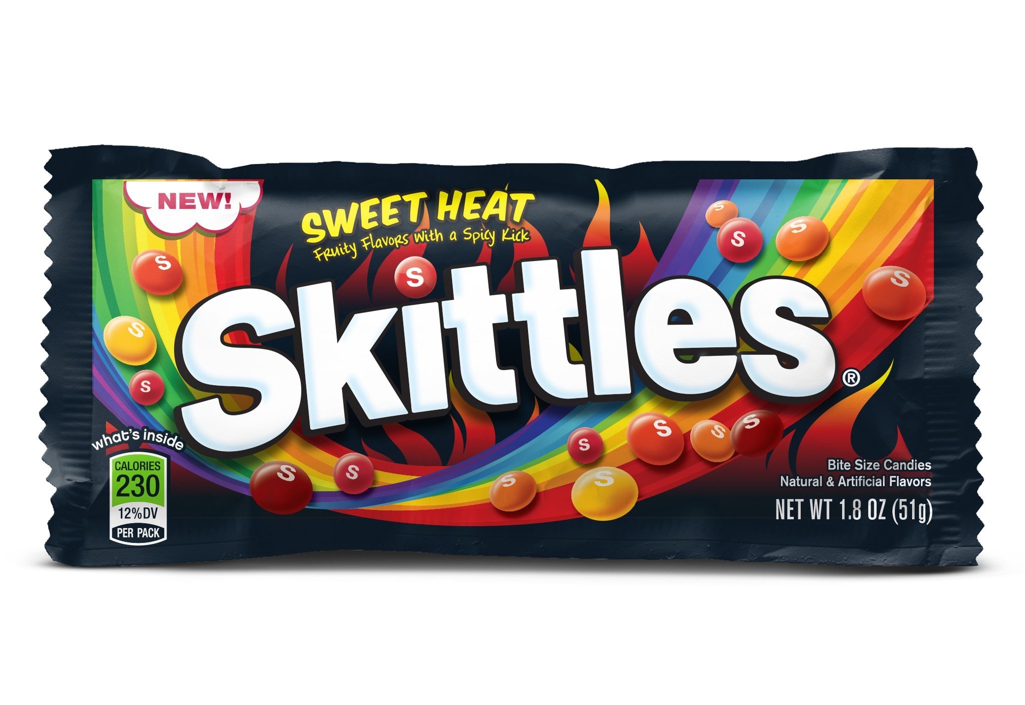 SKITTLES USA - Sweet Heat Bag 51g | USA Candy Factory