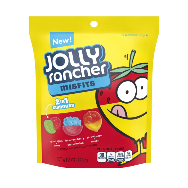 Jolly Rancher Misfits 2in1 Gummies 226g