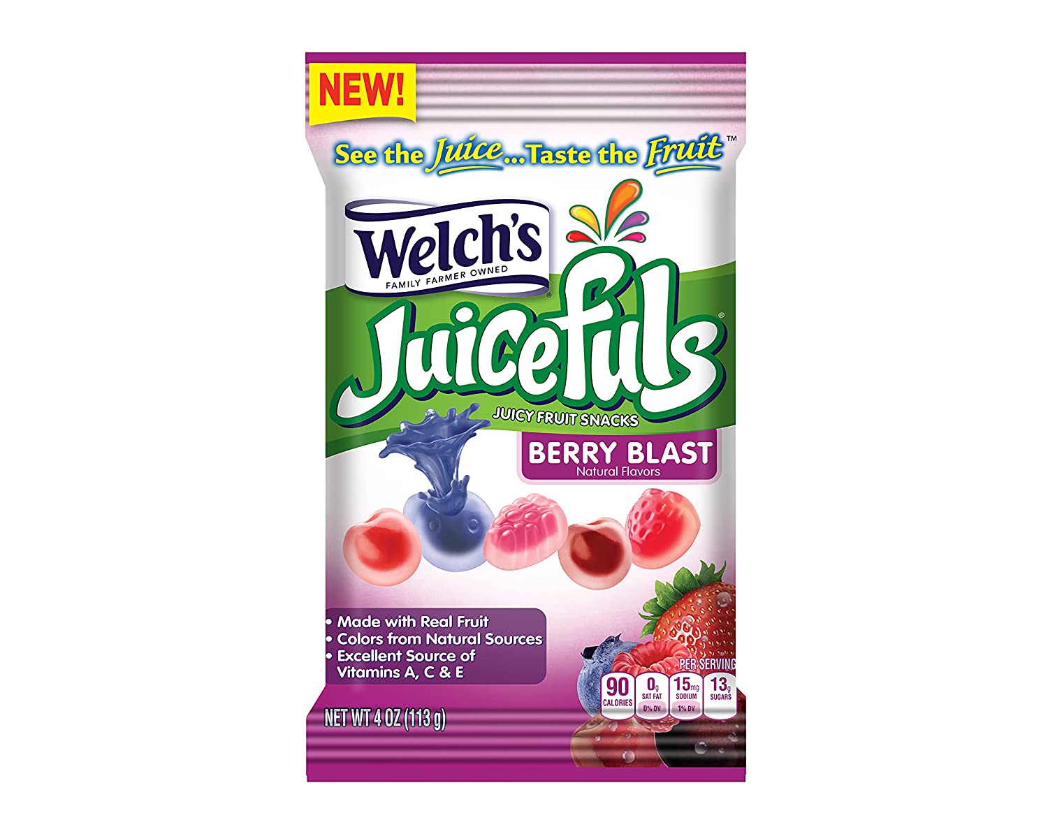Welchs Juicefuls Berry Blast Bag 113g