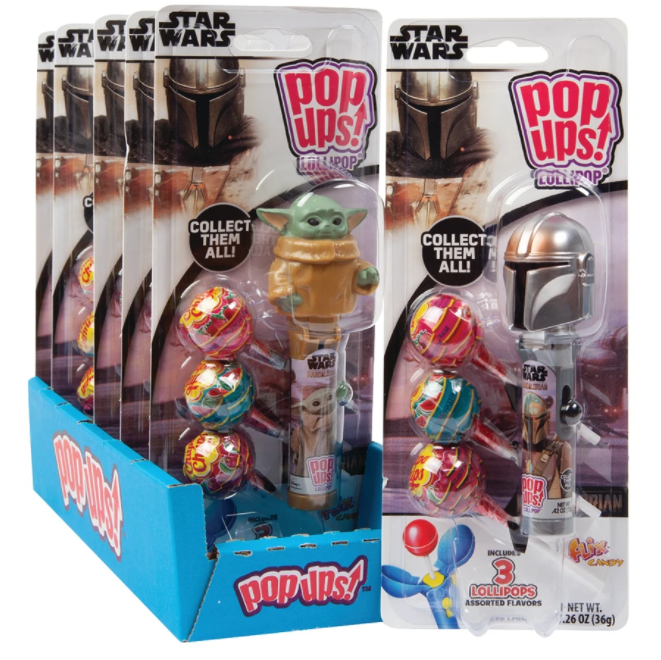 Pop Ups Star Wars USA Filled with Chupa Chups