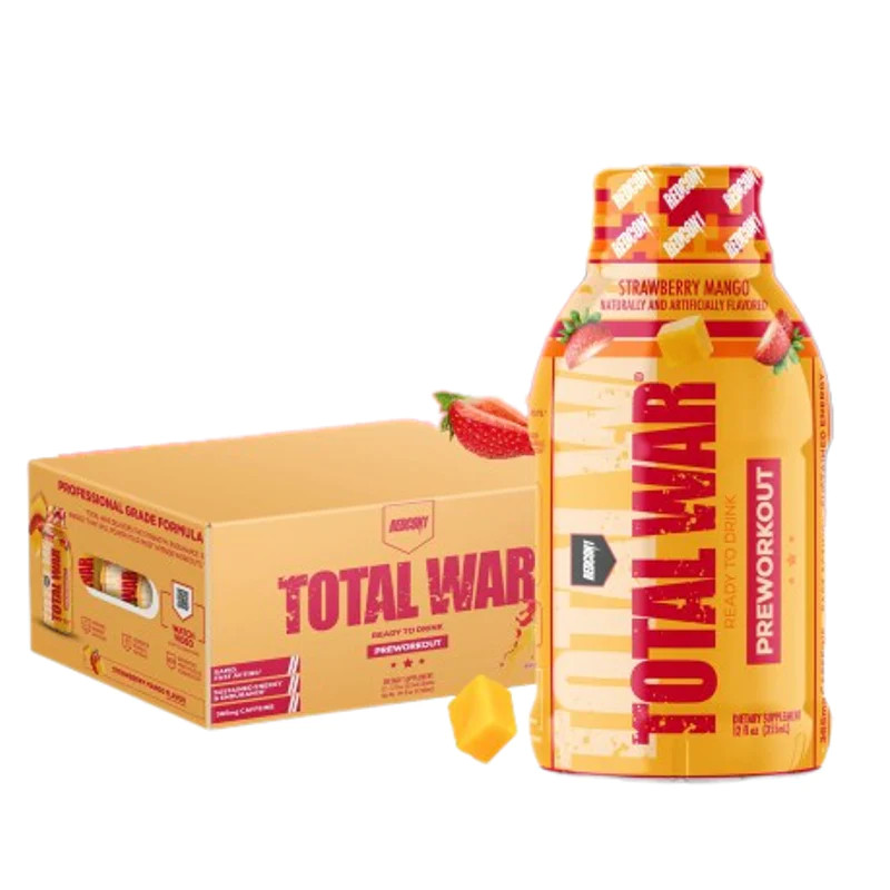 Total War PreWorkout Drink Strawberry Mango 355ml