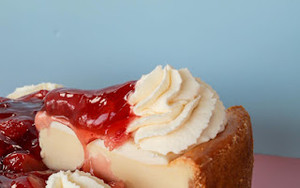 Strawberry Topped Cheesecake