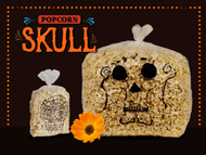 DIY Popcorn Skulls