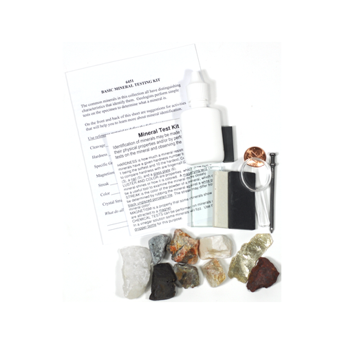 Mineral Test Kit With Minerals