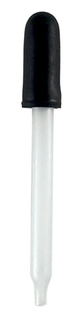 GSC Dropping Pipettes, Plastic, Straight Tip, 3", w/Rubber Bulb