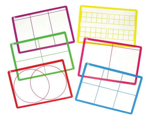 Transparent Sorting Mats, Set of 6