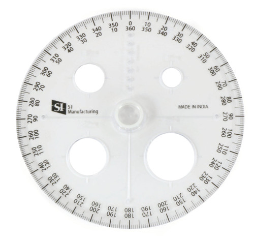 Circular Protractor, Pack of 10