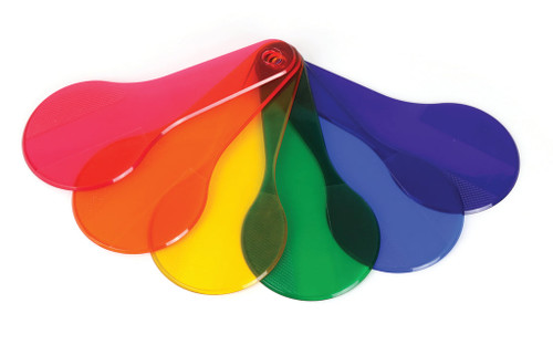 Color Paddles, Set of  6