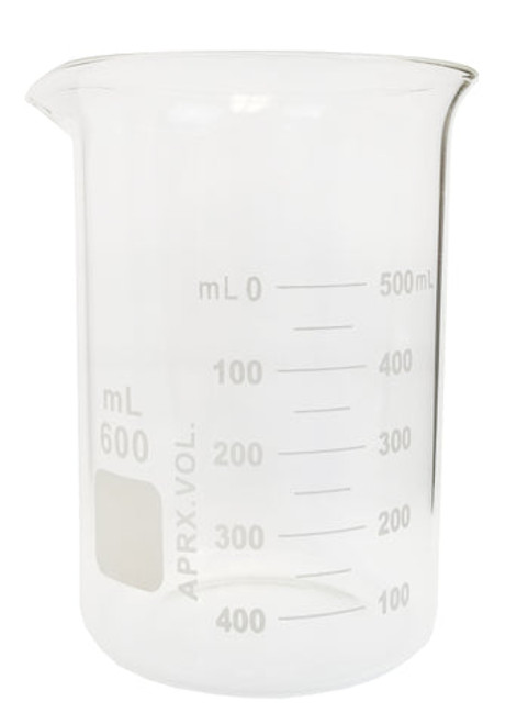 GSC Beakers, Griffin Low Form, 50, 100, 250, 600, 1000ml, Borosilicate Glass, Set of 5