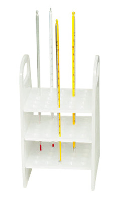 GSC Thermometer Stand, Polypropylene, for 25 Thermometers