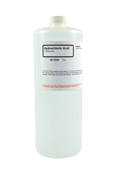 Hydrochloric Acid Solution, 0.1M, 1 L || 50-