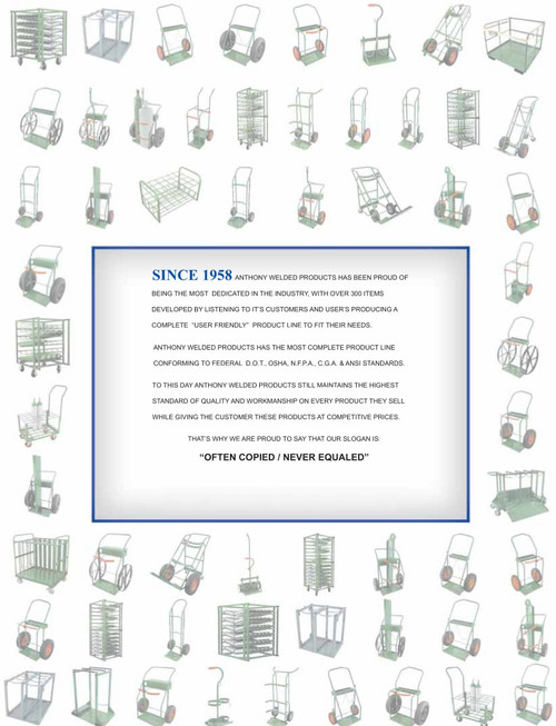 Heavy-Duty Single Cylinder Delivery Carts, ANTHONY®