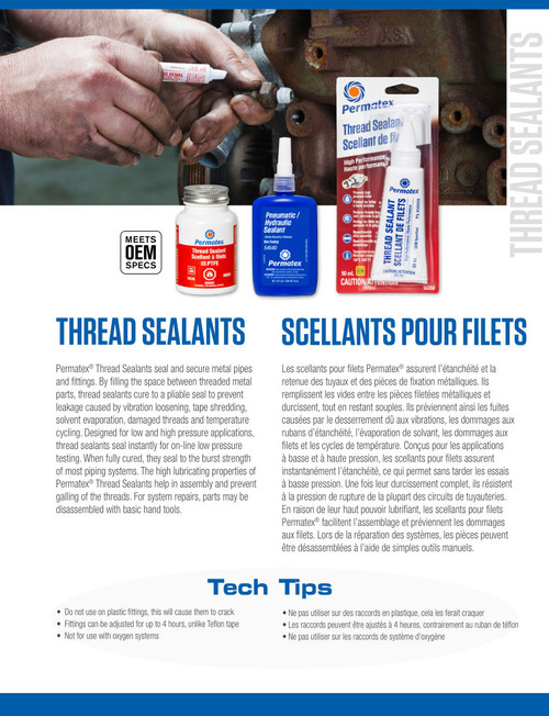 Thread Sealants, ITW PERMATEX®